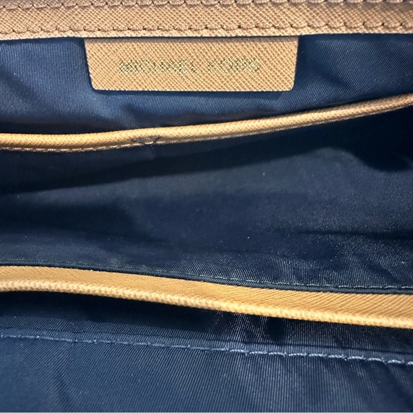 Michael Kors Kelsey Nylon Tote Bag Medium Navy Blue - Picture 7 of 11